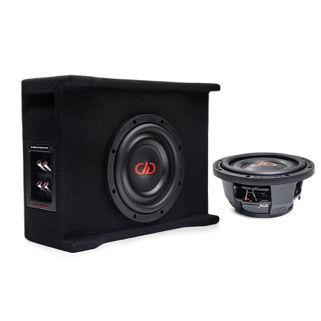 DD Audio LE-DF-SL608, 1x8 tums slim baslåda