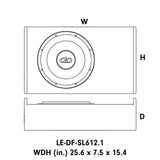 DD Audio LE-DF-SL612.1-D2