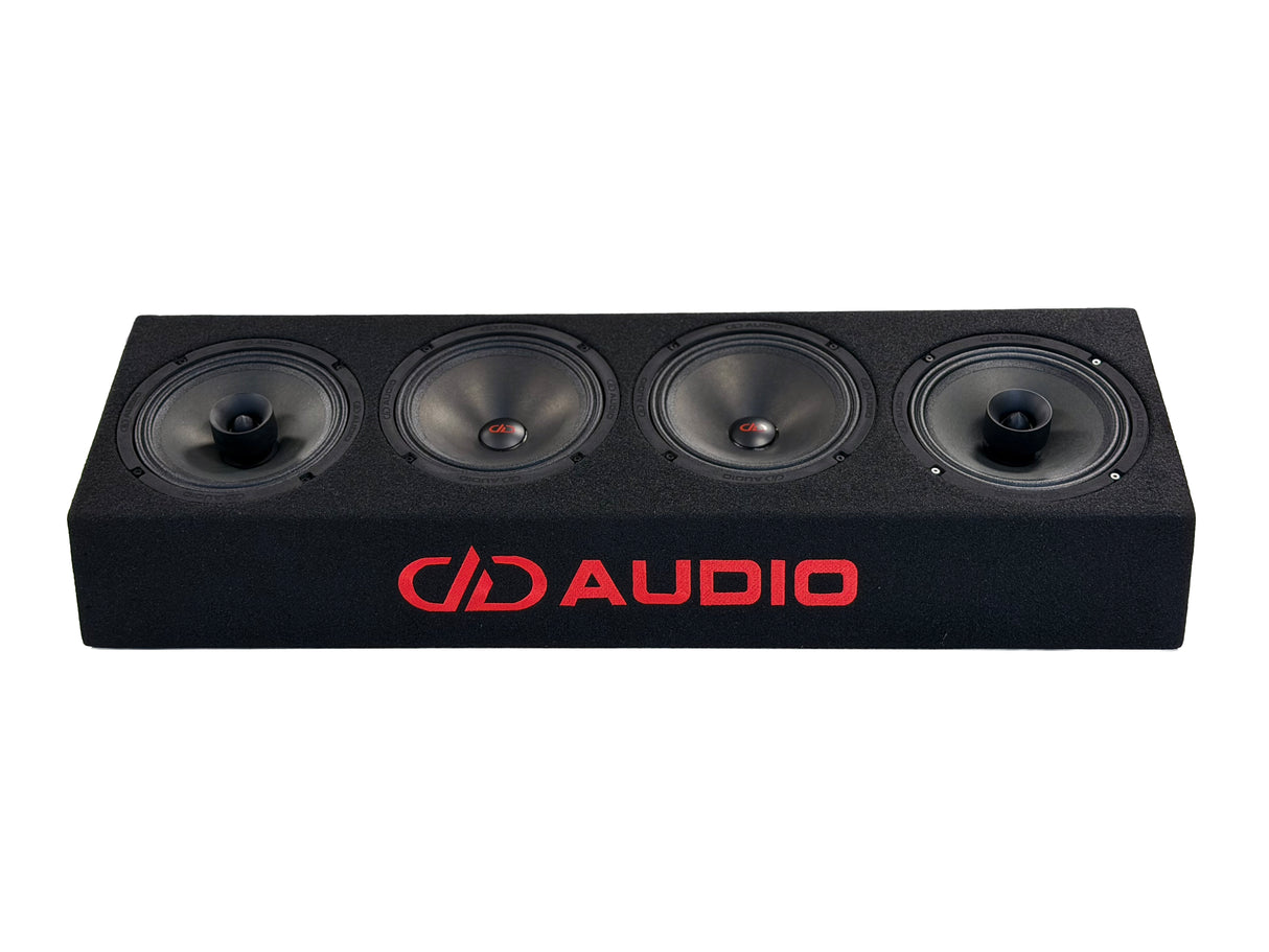 DD Audio LE-VO-MX208.4, 8" midbasar i färdigmonterad raggarplanka