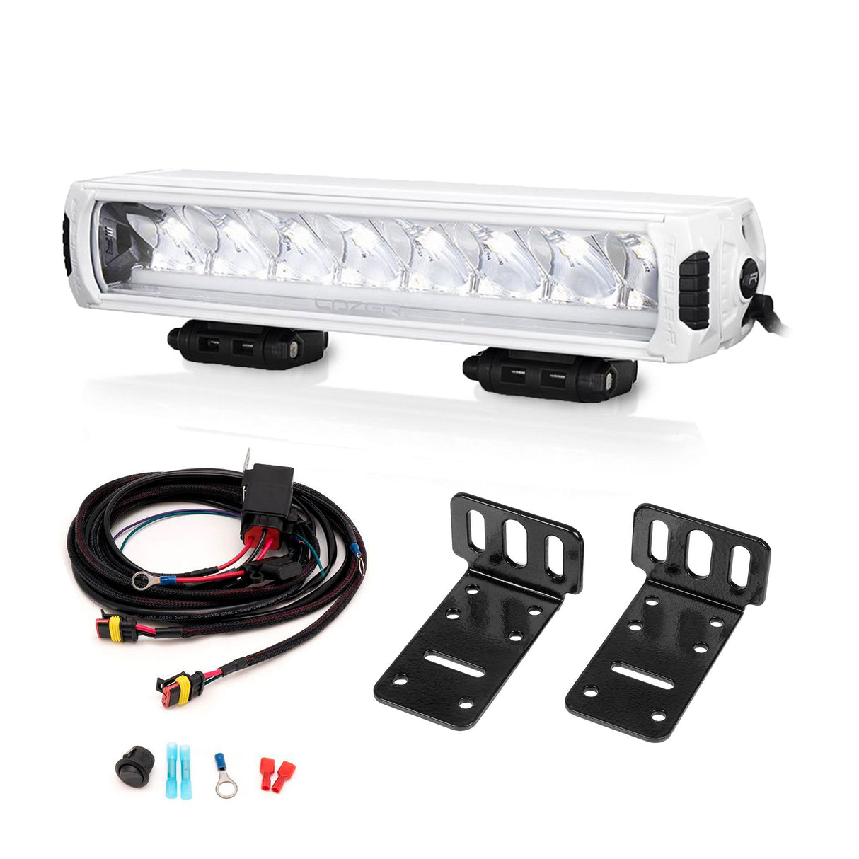 Extraljus Lazer Triple-R 1000 GEN2 (med parkeringsljus) - Komplett paket WHITE