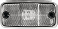 EUROPART LED-positionsljus 12-24 V/ VIT 110x54x16 MM