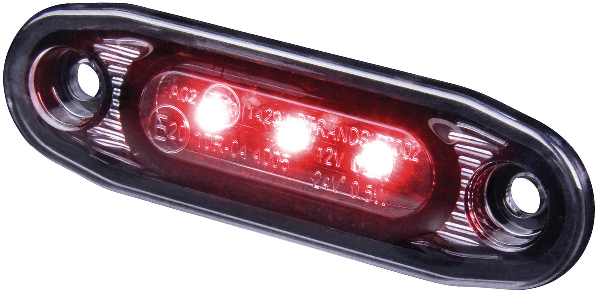 Strands Dark Knight Ultra Slim Positionsljus Röd LED