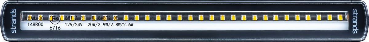 SIBERIA LOW RIDER 10" LED-varningsblixtlampa Strands lighting division