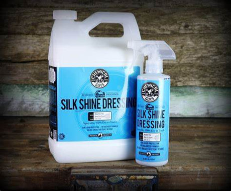 Chemical Guys Silk Shine Dressing, 3,7 l – Vattenbaserad plast- och gummivård med sidenmatt finish