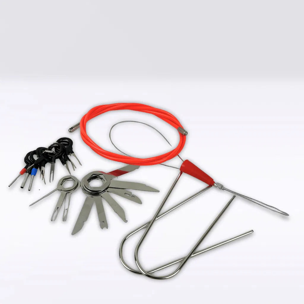 Car Panel Disassembly and Car Audio Installation Tool Kit - 43 Pieces with Case