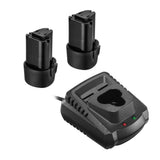 Durofix Mutterdragare 3/8" 12V Kompakt – Komplett Kit med 2 Batterier, Laddare och Väska