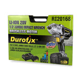 Durofix Mutterdragare 1/2" 20V – Kraftpaket med 1350 Nm, 2 batterier och väska
