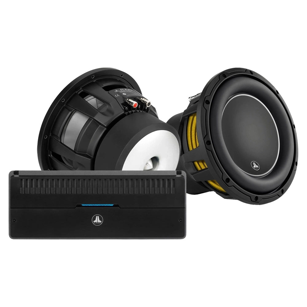 2-pack JL Audio 10W6v3-D4 med RD1500/1, 2x10 baspaket