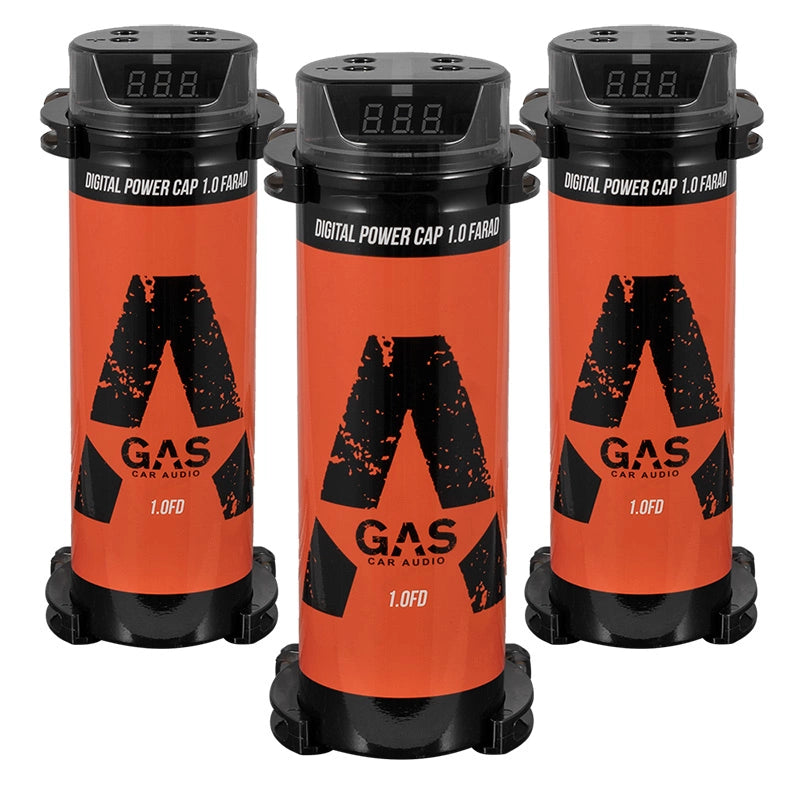 3-pack GAS CC1FD Strömkondensator 1.0F Standard