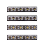 4-pack NIZLED B48RF, vinklat 24.2 cm back-/arbetsljus, 48W, arbetsljuspaket