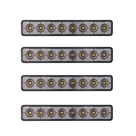 4-pack NIZLED B48RF, vinklat 24.2 cm back-/arbetsljus, 48W, arbetsljuspaket
