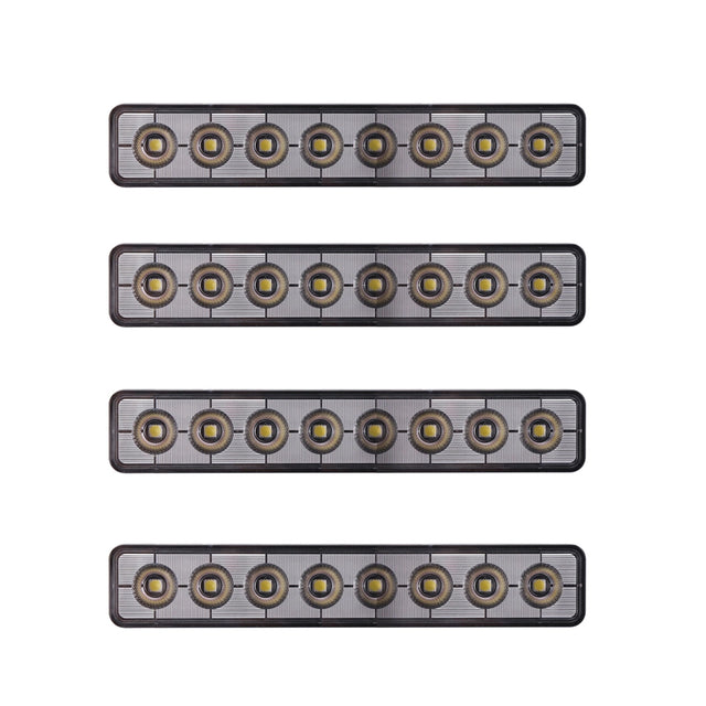 4-pack NIZLED B48RF, vinklat 24.2 cm back-/arbetsljus, 48W, arbetsljuspaket
