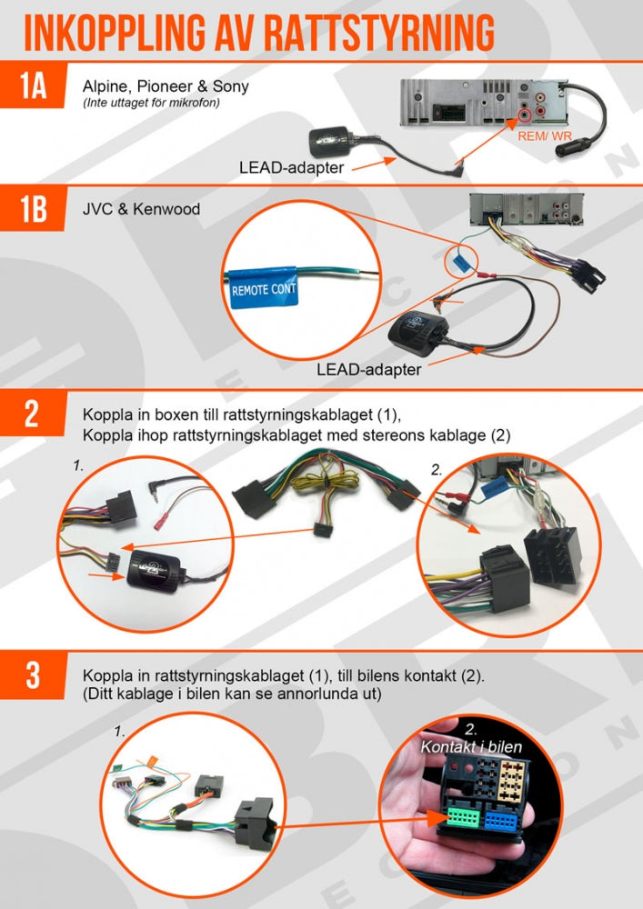 Installationspaket Kia Cee'd 2009-2012 & GAS MAX MV240-BT