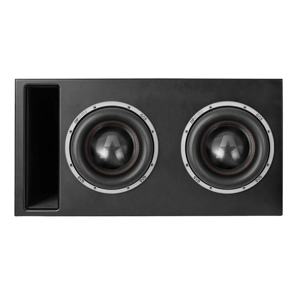 Portad 2x12 tums Comp-låda med 2st GAS CMP S3-12D.5