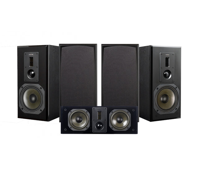 Dynavoice Definition DM-6 MKII med DC-5 5.0 högtalarpaket, svart