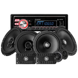 Bass Habit DMR10BT bilstereopaket med DLS fram- och bakhögtalare