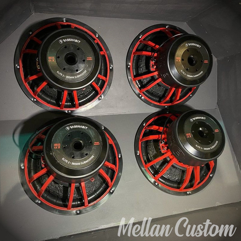 4-pack Bass Habit E2380D1 & SE8000.1D2, brutalt baspaket