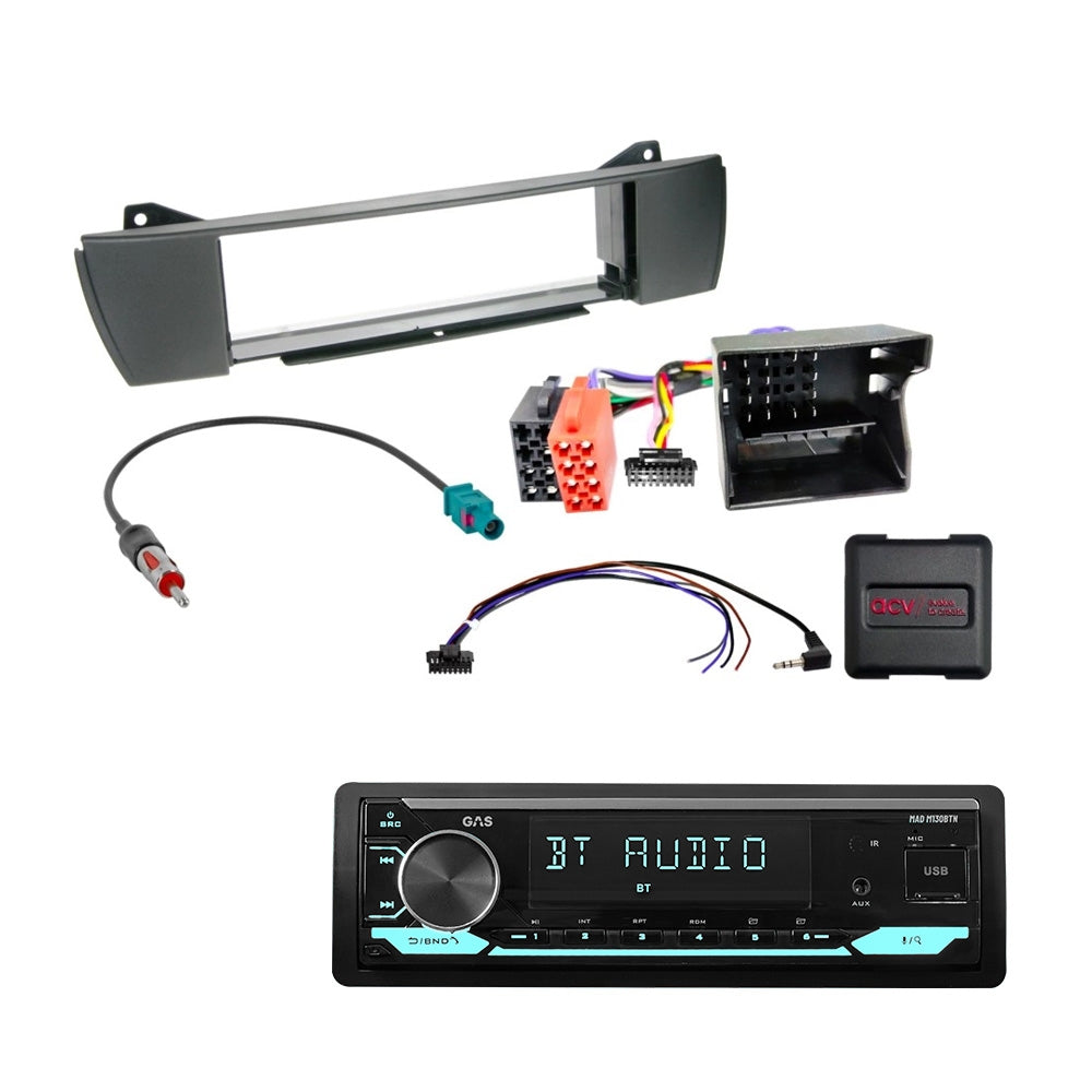 GAS MAD M130-BTN bilstereopaket till BMW Z4 E85