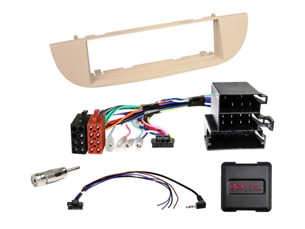 GAS MAD M130-BTN bilstereopaket till Fiat 500 2007-2015