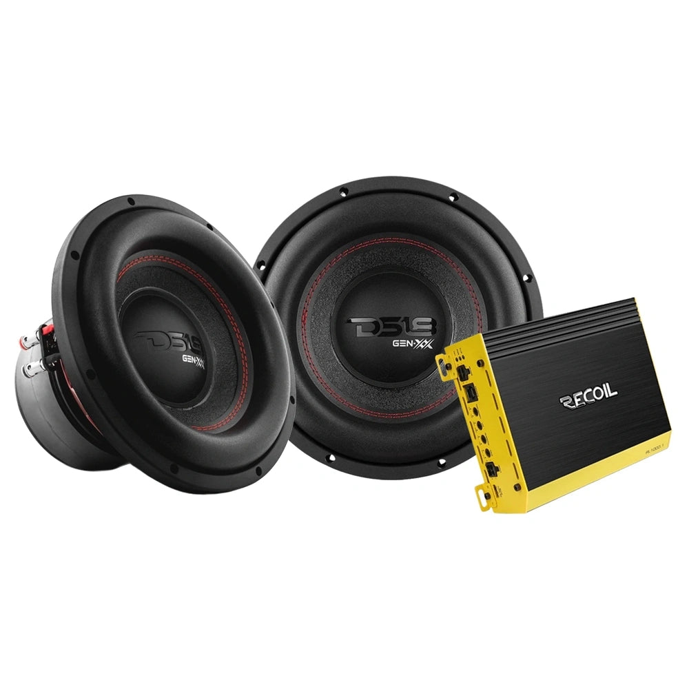 2-pack DS18 GEN-XX10.4DHE med Recoil RL1000.1, 2x10" baspaket