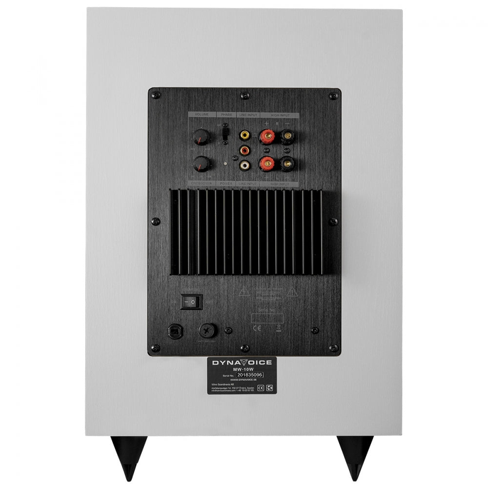 Dynavoice Magic LCR-4 EX v3 högtalarpaket 5.1 med MW12, vitt