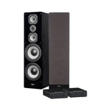 Dynavoice Challenger M-105 med dubbla Fosi Audio monoblock, stereopaket. Svart