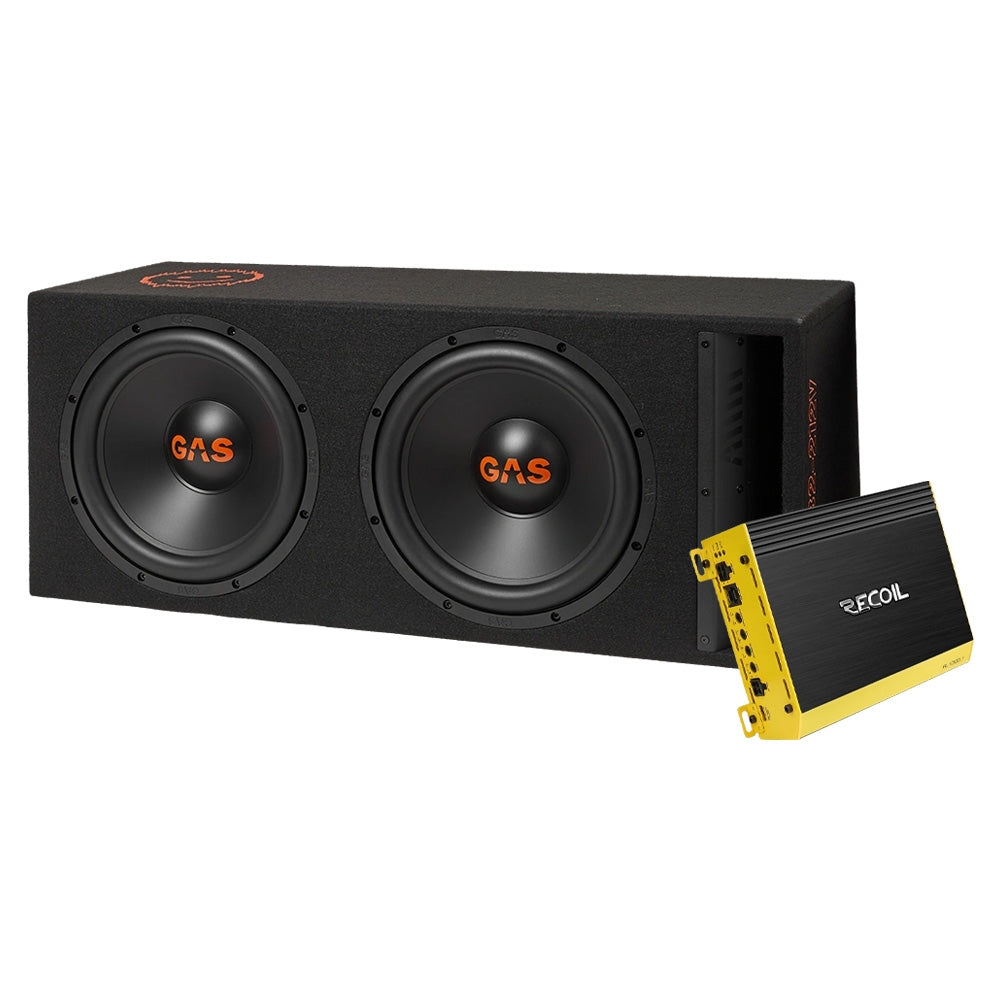GAS MAD B2-212V med Recoil RL1000.1, 2x12" baspaket