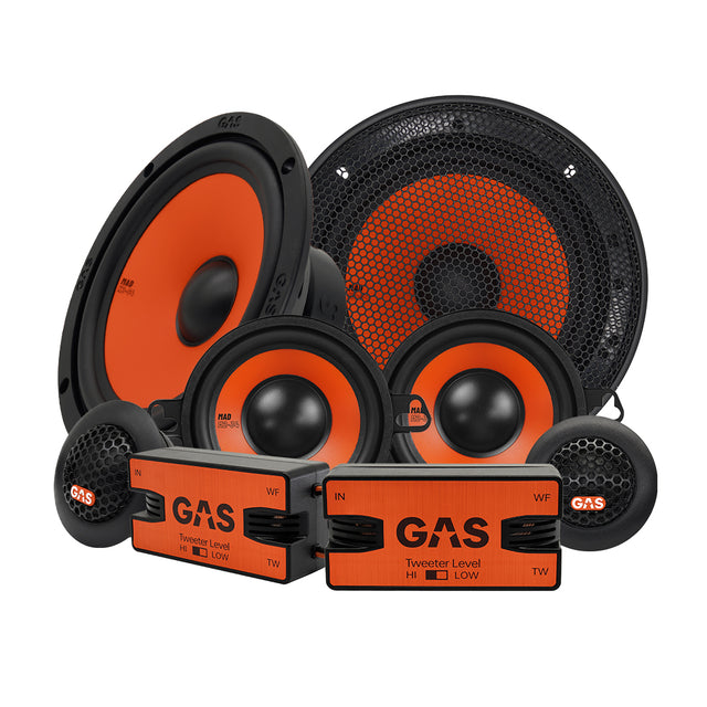GAS MAD K2-64 & MAD M2-34, 3-vägs 6.5 tums kitsystem