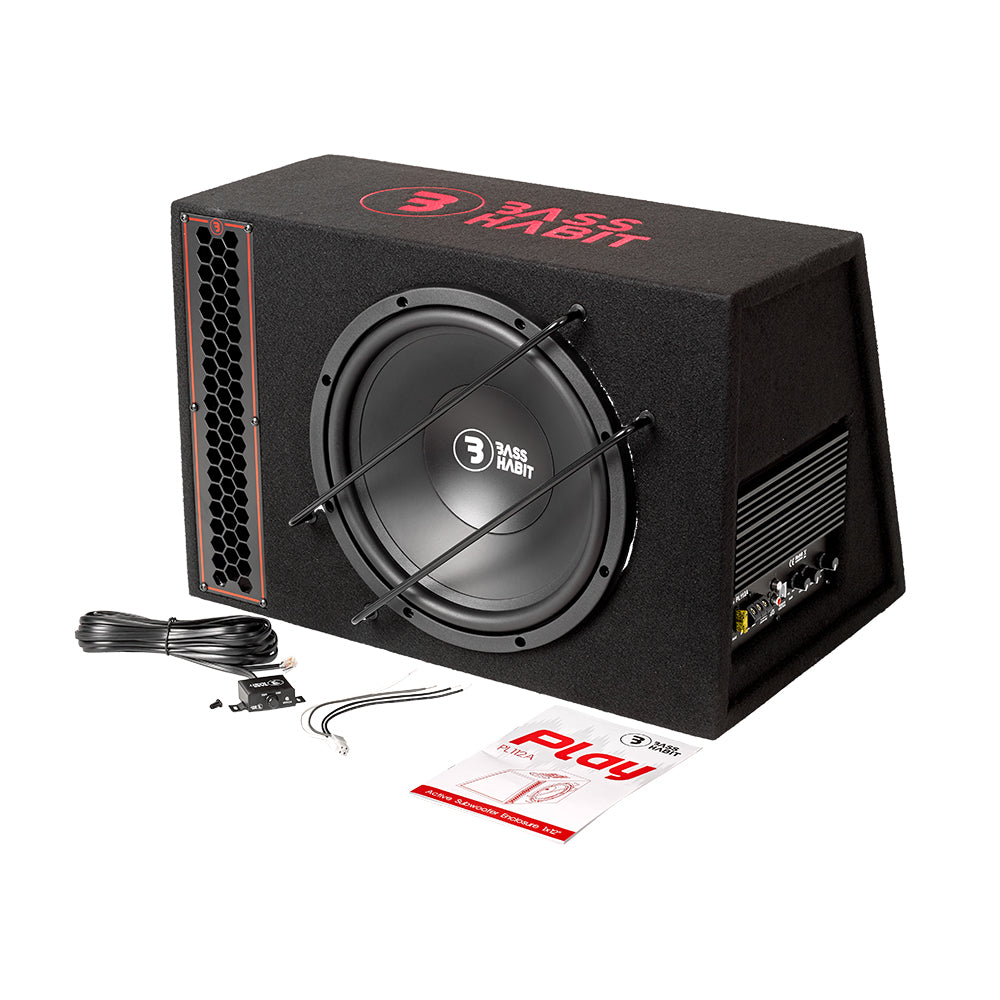 Bass Habit PL112A helhetspaket med MAD X1-högtalare och M100-BT