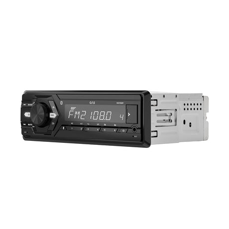 GAS MAD M100-BT bilstereopaket med Bass Habit Rebel-högtalare