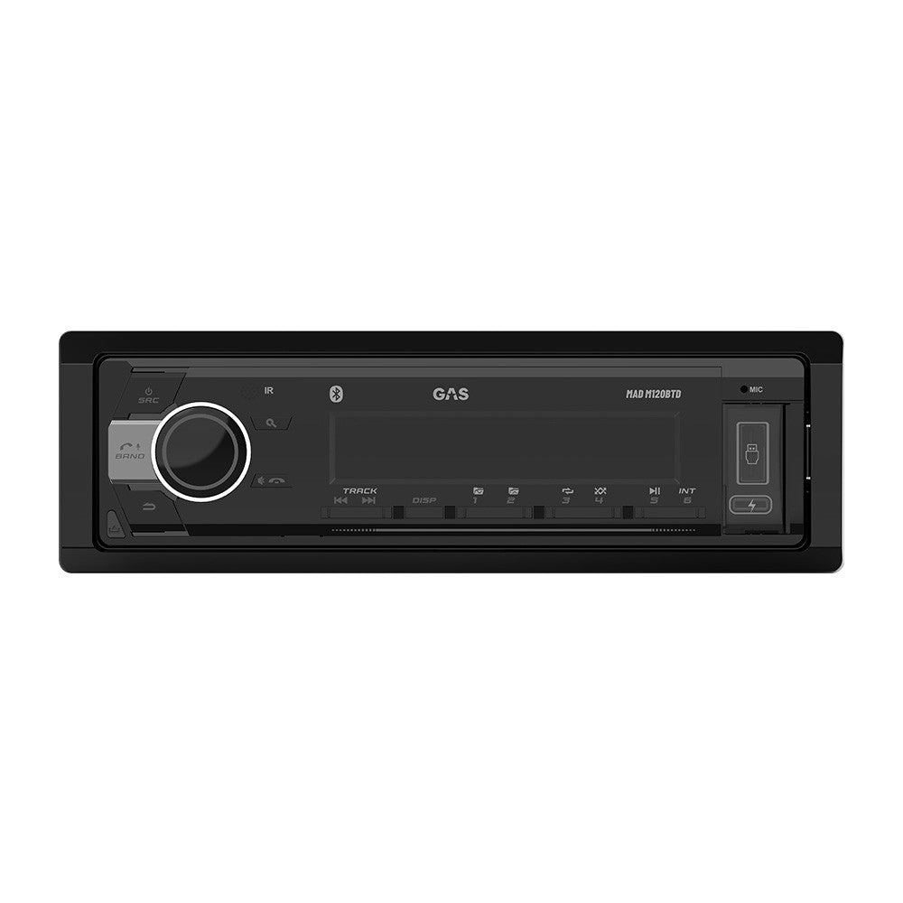 GAS MAD M120-BTD med MAD K1 och X1-högtalare, bilstereopaket