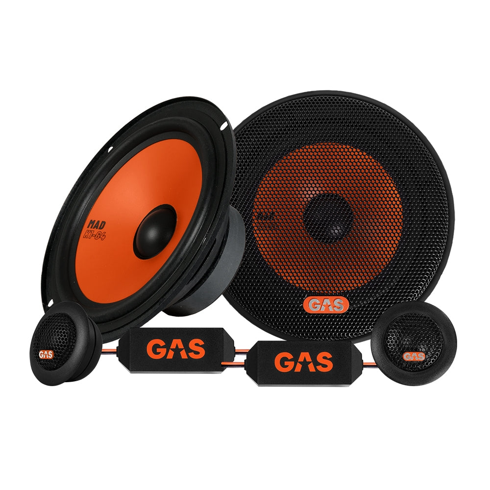 GAS MAD M120-BTD med MAD K1 och X1-högtalare, bilstereopaket