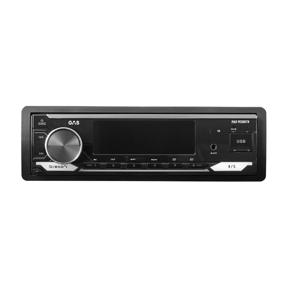 GAS MAD M130-BTN med JL Audio C1-koaxialhögtalare, bilstereopaket
