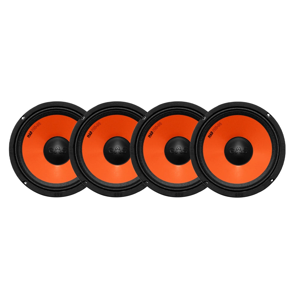 4-pack GAS MAD PM1-84, 8 tums midbas