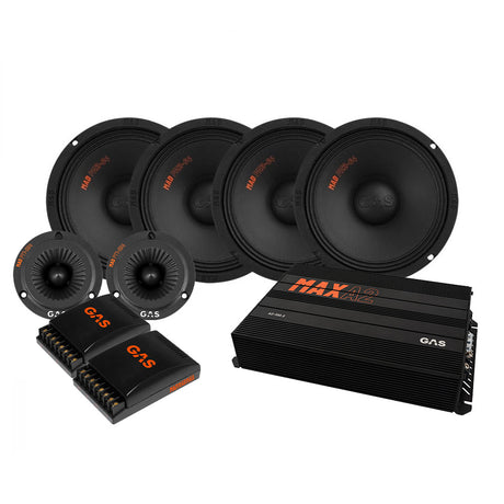 4-pack GAS MAD PM2-64 SPL-paket med steg, medium