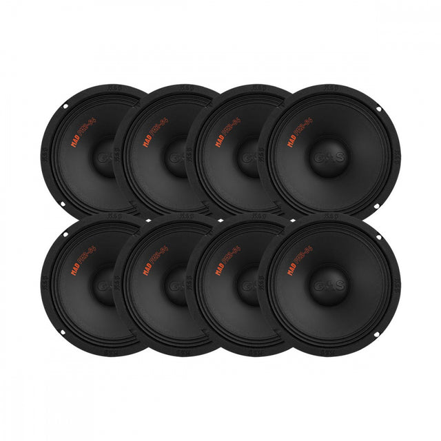 8-pack GAS MAD PM2-64, grym 6.5 tums midbas