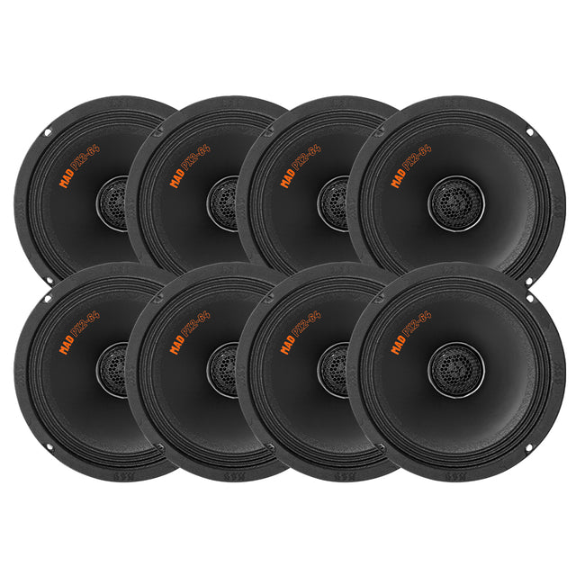 8-pack GAS MAD PX2-64, grym 6.5 tums koaxialhögtalare