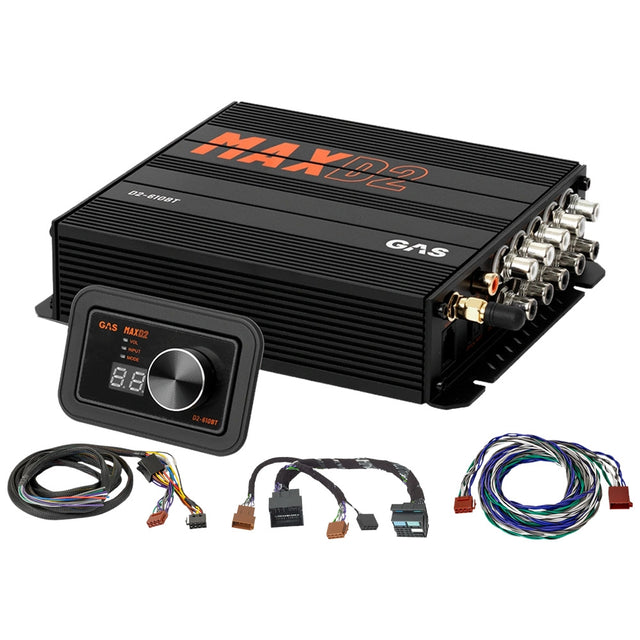 GAS MAX D2-610BT, 10-kanalig ljudprocessor/DSP till VW 2012- med MIB (52-pin)