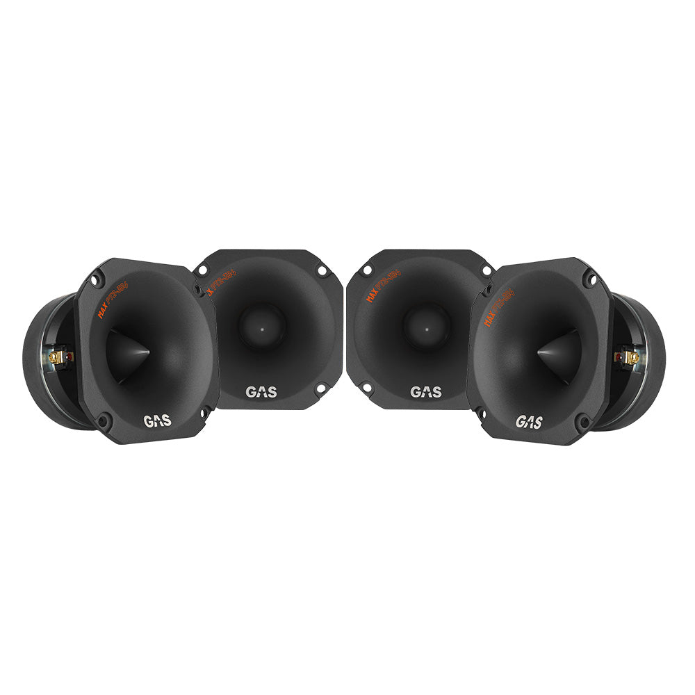 4-pack GAS MAX PT2-384 galet tunga horndiskanter, 4 Ohm