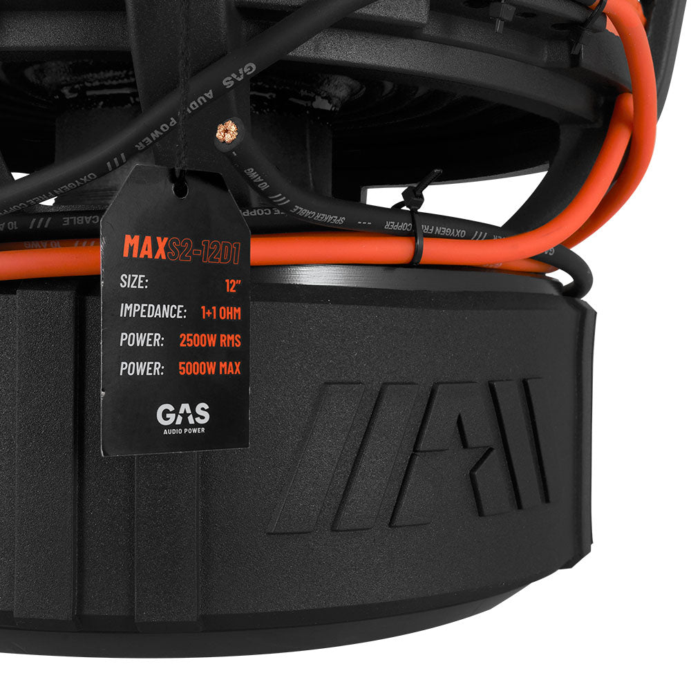 2-pack GAS MAX S2-12D1 & SPL ELITE 5100.1DF, baspaket