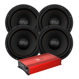 4-pack GAS MAX S1-12D2 med Bass Habit SE8000.1D1, baspaket