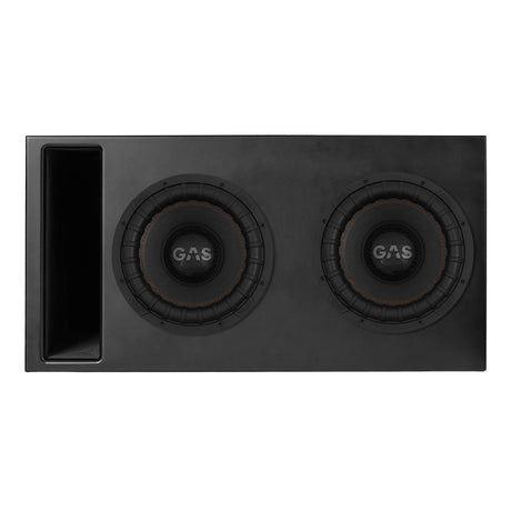 Portad 2x12 tums Comp-låda med 2st GAS MAX S2-12D2