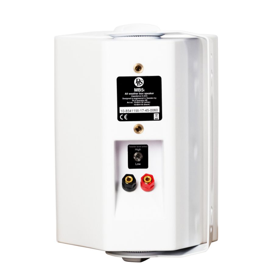 Dynavoice CA802BT & DLS MB5i utomhushögtalare, vit
