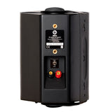 Dynavoice CA802BT med SC4B & 2 par DLS MB5i utomhushögtalare, svart