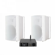 Dynavoice CA802BT & DLS MB6i utomhushögtalare, vit