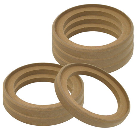 6-pack försänkta MDF-ringar, 10 tum