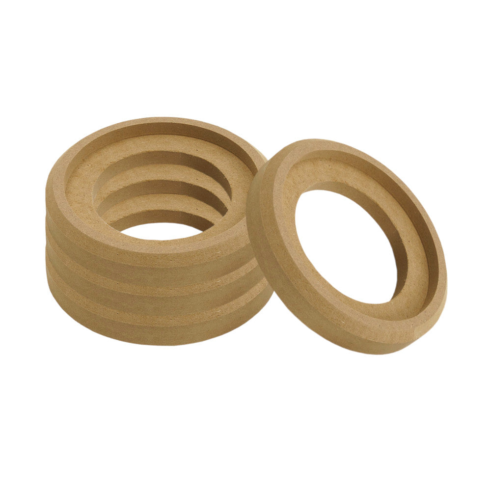 4-pack försänkta MDF-ringar till diskanter, 82 mm