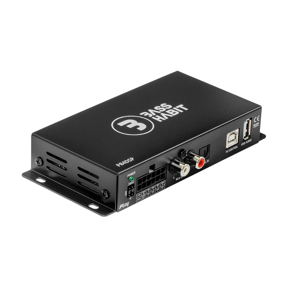 Bass Habit P84DSP, 8-kanalig ljudprocessor/DSP till VW/BMW m.fl. (Quadlock)