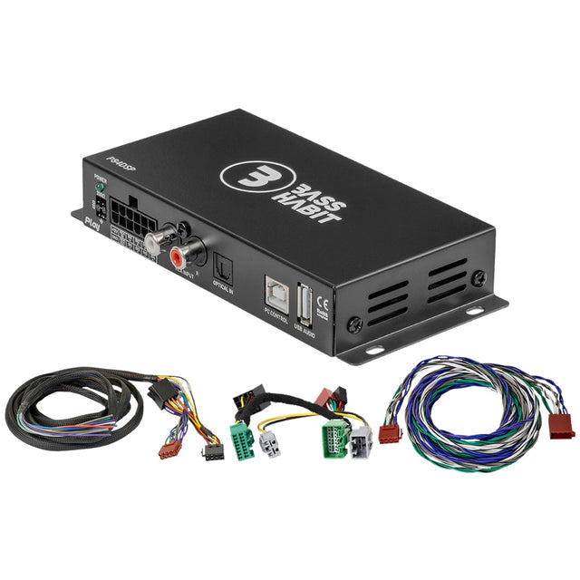 Bass Habit P84DSP, 8-kanalig ljudprocessor/DSP till Volvo 2007-2016 (High Performance)