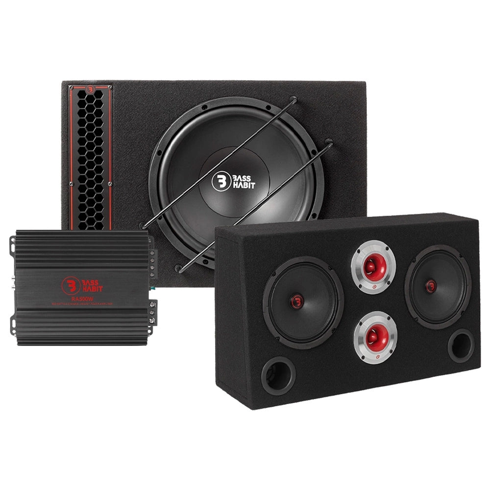 Bass Habit PL112A med SRE62 och slutsteg, raggarpaket